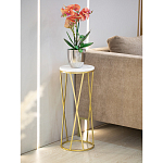 Столик дизайнерский Beige marble варинант исполнения - 6 | Loft Concept во Владивостоке