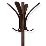 Вешалка коричневая с 4-мя крючками из пластика Curves Hangers варинант исполнения - 3 | Loft Concept во Владивостоке