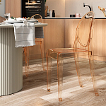 Прозрачный стул с янтарным оттенком LOUIS GHOST CHAIR варинант исполнения - 8 | Loft Concept во Владивостоке