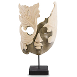 Маска ручной работы деревянная резная Mask Flower варинант исполнения - 1 | Loft Concept во Владивостоке