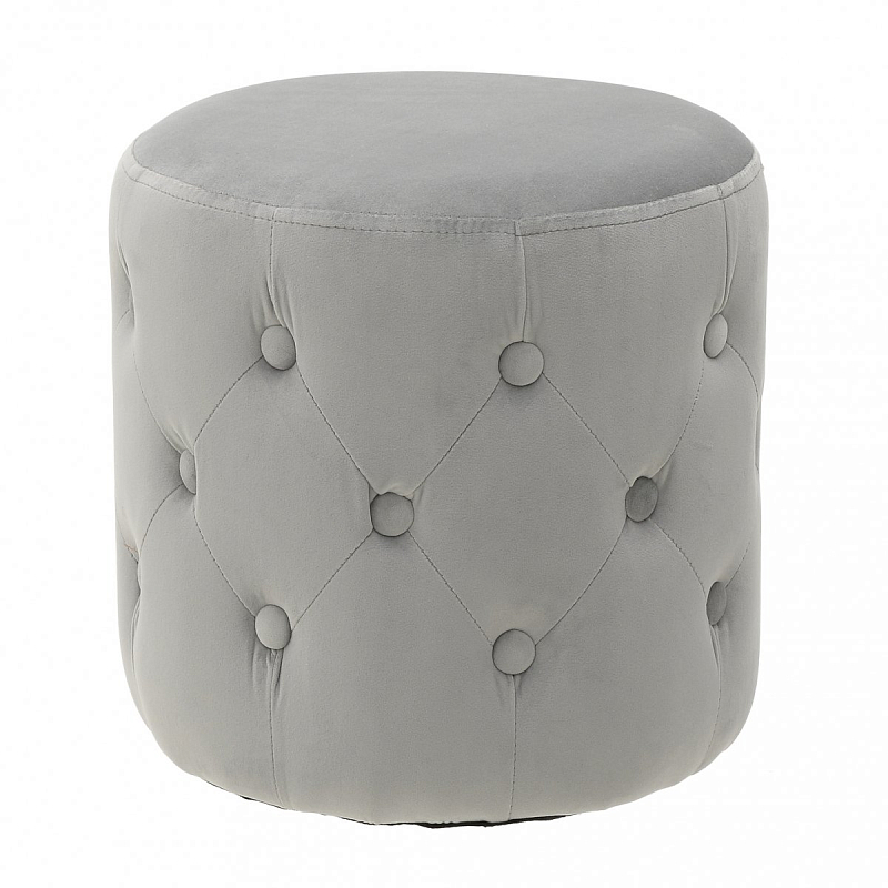Пуф Capitone Gray Серый Пуф Capitone Gray Серый во Владивостоке | Loft Concept