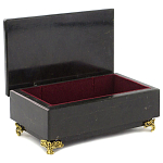 Шкатулка из натурального камня змеевик чёрного цвета Stone Casket варинант исполнения - 4 | Loft Concept во Владивостоке