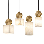 Подвесной светильник светодиодный с квадратным плафоном Stone Helios варинант исполнения - 3 | Loft Concept во Владивостоке