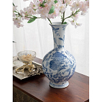 Ваза фарфоровая с синими цветочными мотивами Independence варинант исполнения - 4 | Loft Concept во Владивостоке