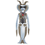 Кукла из джинсовой одежды и армейских палаток Rusalka Jeans&Tents варинант исполнения - 1 | Loft Concept во Владивостоке