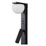 Бра с белым полусферическим плафоном и цилиндрическим поворотным спотом Trumpet Wall Lamp варинант исполнения - 1 | Loft Concept во Владивостоке