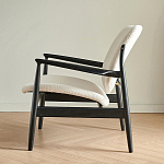 Кресло с каркасом и ножками из древесины и мягкими сиденьем и спинкой Venice варинант исполнения - 4 | Loft Concept во Владивостоке