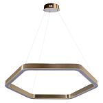Люстра подвесная светодиодная в форме шестиугольника Диаметр 80 см Hexagon Horizontal варинант исполнения - 1 | Loft Concept во Владивостоке