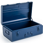 Металлический сундук Metal Dark Blue варинант исполнения - 3 | Loft Concept во Владивостоке