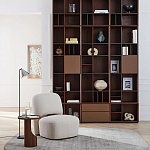 Приставной столик из массива дерева Walnut варинант исполнения - 7 | Loft Concept во Владивостоке