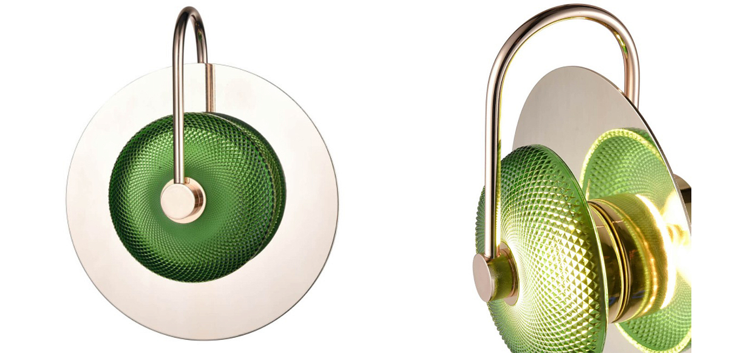 Бра Green Disk One Mirrored Бра Green Disk One Mirrored - Loft-Concept во Владивостоке