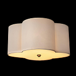 Потолочный светильник с белым волнистым плафоном из ткани Vitorino варинант исполнения - 2 | Loft Concept во Владивостоке