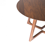 Обеденный стол круглый с изогнутыми ножками Godenza Round V Table варинант исполнения - 2 | Loft Concept во Владивостоке