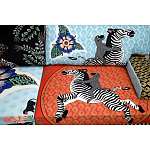 Большой Трехместный Диван с цветным принтом Qalakabusha Large Sofa варинант исполнения - 6 | Loft Concept во Владивостоке