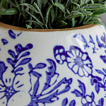 Ваза с синим цветочным узором Blue & White Ornament  варинант исполнения - 1 | Loft Concept во Владивостоке