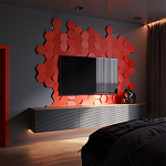 Гипсовая 3D Панель M-47 варинант исполнения - 1 | Loft Concept во Владивостоке