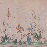 Обои ручная роспись Cecily pink варинант исполнения - 2 | Loft Concept во Владивостоке