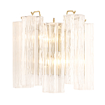 Бра с вертикальными стеклянными подвесками Hexagon Tube Light варинант исполнения - 3 | Loft Concept во Владивостоке