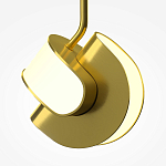 Подвесной светильник в цвете Латунь Levix варинант исполнения - 3 | Loft Concept во Владивостоке