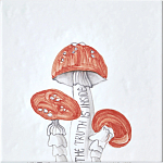 Плитка с узором Мухомор варинант исполнения - 2 | Loft Concept во Владивостоке