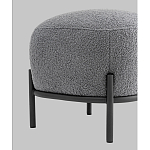 Пуф Стоун букле Fluffy темно-серый варинант исполнения - 2 | Loft Concept во Владивостоке