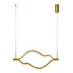 Подвесной светильник волнообразный изогнутый на двух тросах 103 см Spiral Lighting варинант исполнения - 3 | Loft Concept во Владивостоке