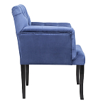Кресло Addison Chic Armchair deep blue velour варинант исполнения - 2 | Loft Concept во Владивостоке
