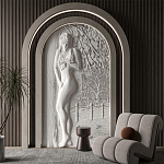 Барельеф NAKED варинант исполнения - 2 | Loft Concept во Владивостоке