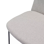 Стул мягкий светло-серый Chair Gray Runners варинант исполнения - 6 | Loft Concept во Владивостоке