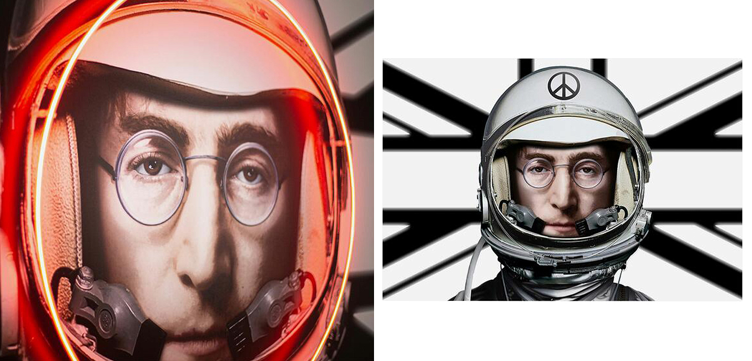 Дизайнерский Неоновый Постер Джон Леннон в Скафандре Lennon Astronaut Дизайнерский Неоновый Постер Джон Леннон в Скафандре Lennon Astronaut - Loft-Concept во Владивостоке