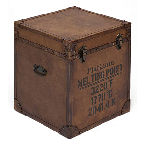 Сундук Vintage buffalo leather chest