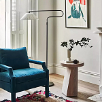 Дизайнерский журнальный стол с круглой каменной столешницей Utezu варинант исполнения - 2 | Loft Concept во Владивостоке