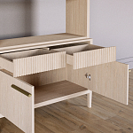 Стеллаж Primo с ящиками Светлый дуб  варинант исполнения - 6 | Loft Concept во Владивостоке