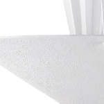 Люстра светодиодная белая геометрической формы с рифленым плафоном White Geometric Lamps варинант исполнения - 3 | Loft Concept во Владивостоке