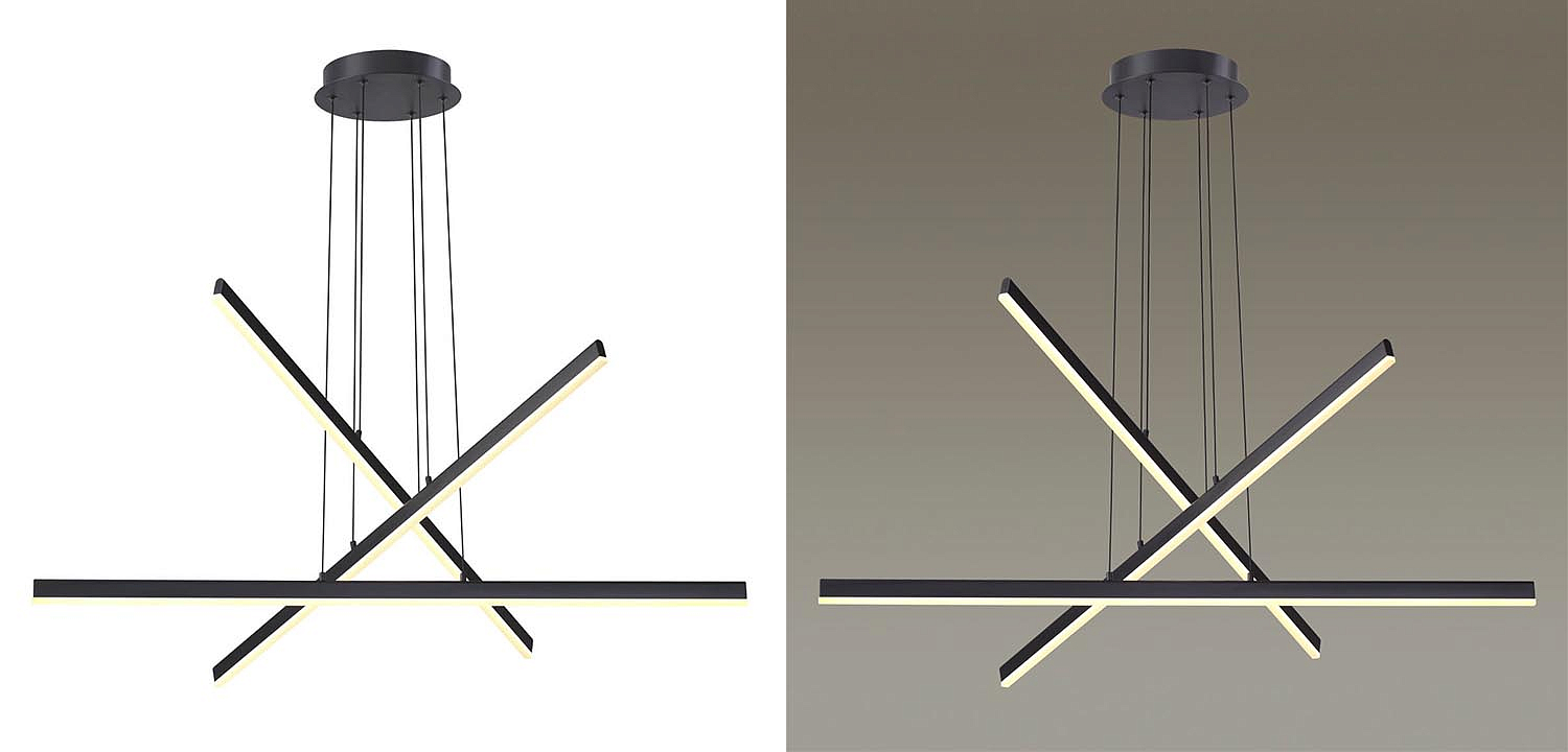 Люстра Rolf Black Lines Chandelier Люстра Rolf Black Lines Chandelier - Loft-Concept во Владивостоке