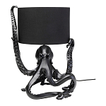 Дизайнерская Настольная лампа Черный Осьминог варинант исполнения - 1 | Loft Concept во Владивостоке