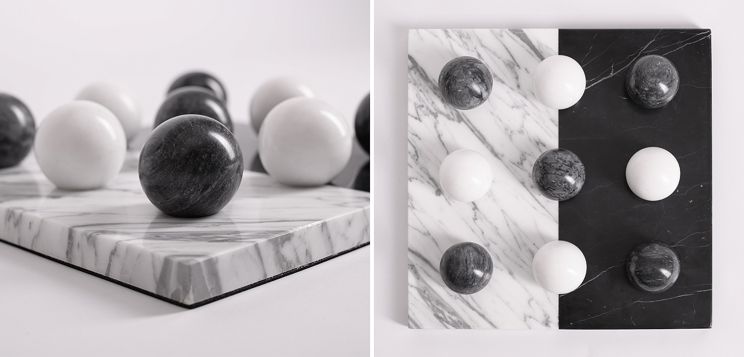 Аксессуар для интерьера Marble Board and Balls Аксессуар для интерьера Marble Board and Balls - Loft-Concept во Владивостоке