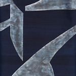 Обои ручная роспись в стиле Арт-деко Symphony Colourway SC-104 on Kyanite silk dupion варинант исполнения - 1 | Loft Concept во Владивостоке