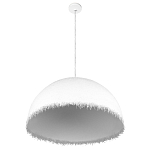 Подвесной светильник в форме купола белого цвета с ажурной бахромой Tactile Line варинант исполнения - 4 | Loft Concept во Владивостоке
