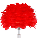 Настольная лампа с перьями Plumage Red Table Lamp варинант исполнения - 2 | Loft Concept во Владивостоке