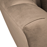 Дизайнерское кресло мягкое из серого велюра Serenity варинант исполнения - 3 | Loft Concept во Владивостоке