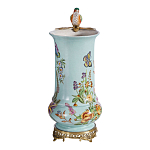 Ваза с птичкой из фарфора с бронзовыми элементами Garden of Eden варинант исполнения - 4 | Loft Concept во Владивостоке