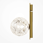 Бра с плафоном из прозрачного стекла с пузырьками воздуха Effervia варинант исполнения - 2 | Loft Concept во Владивостоке