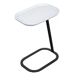 Столик приставной с прямоугольной серой столешницей Steel Stable Table варинант исполнения - 2 | Loft Concept во Владивостоке