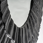 Зеркало в фактурной черной раме в современном стиле Black Maelstrom варинант исполнения - 3 | Loft Concept во Владивостоке