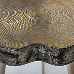 Металлический столик со столешницей в виде слеба Slabby варинант исполнения - 4 | Loft Concept во Владивостоке