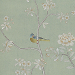 Обои ручная роспись Badminton Mercury Grey варинант исполнения - 3 | Loft Concept во Владивостоке