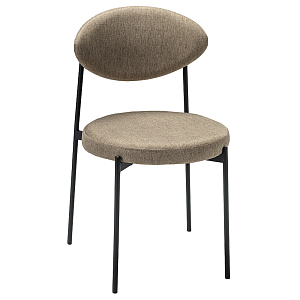 Стул металлический с мягкой спинкой и сиденьем Alfie Chair