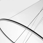 Светодиодная люстра Black LED Circle and Ball Lamp варинант исполнения - 4 | Loft Concept во Владивостоке