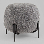 Пуф Флик ткань букле тёмно-серый варинант исполнения - 1 | Loft Concept во Владивостоке